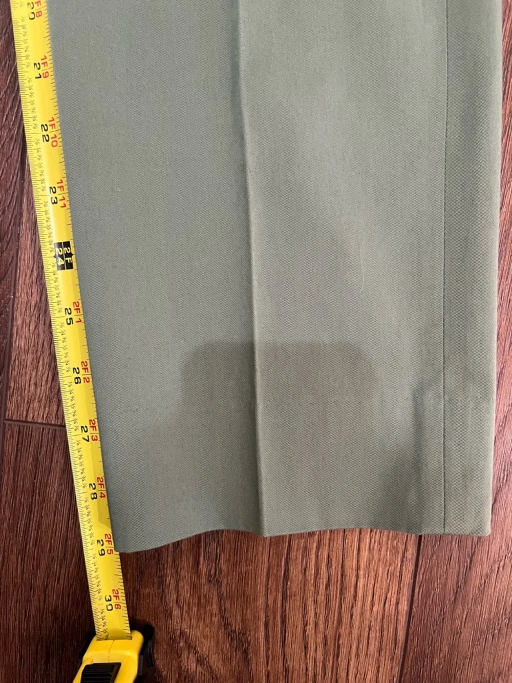 Bonobos Slim Fit Olive Green Chinos‎ Pants Size 30x29 Italian Emmetex Fabric